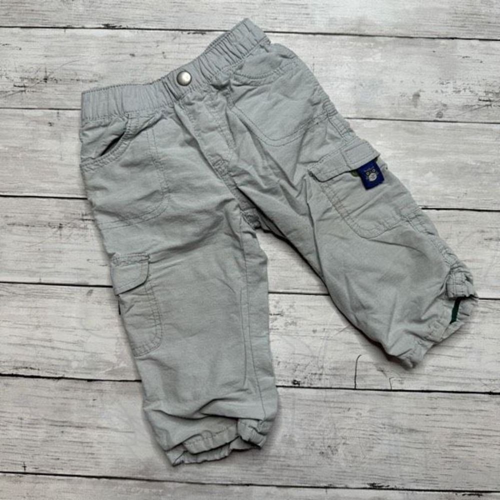 Gymboree lined bottoms gray 12-18 mo